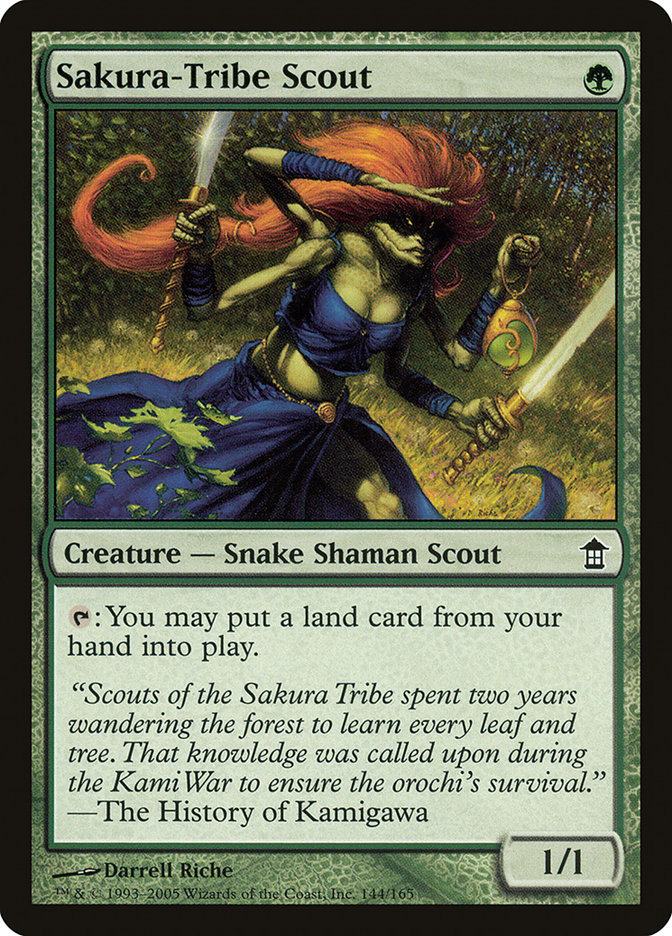 Sakura-Tribe Scout [Saviors of Kamigawa] | Golgari Games