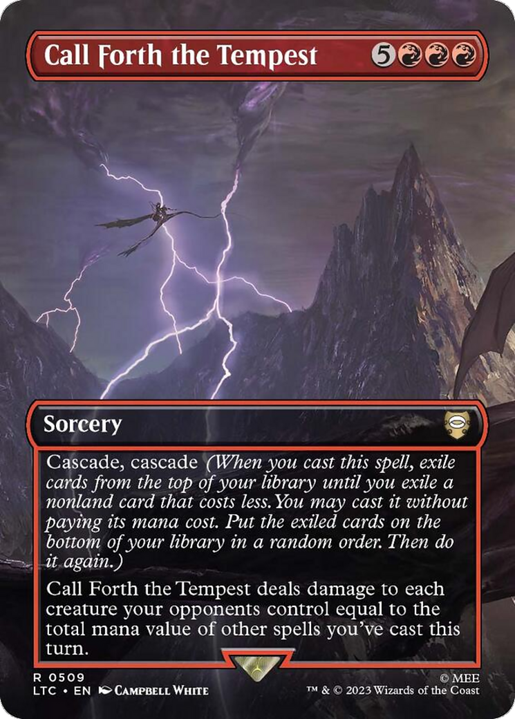 Call Forth the Tempest (Borderless) [The Lord of the Rings: Tales of Middle-Earth Commander] | Local Legends