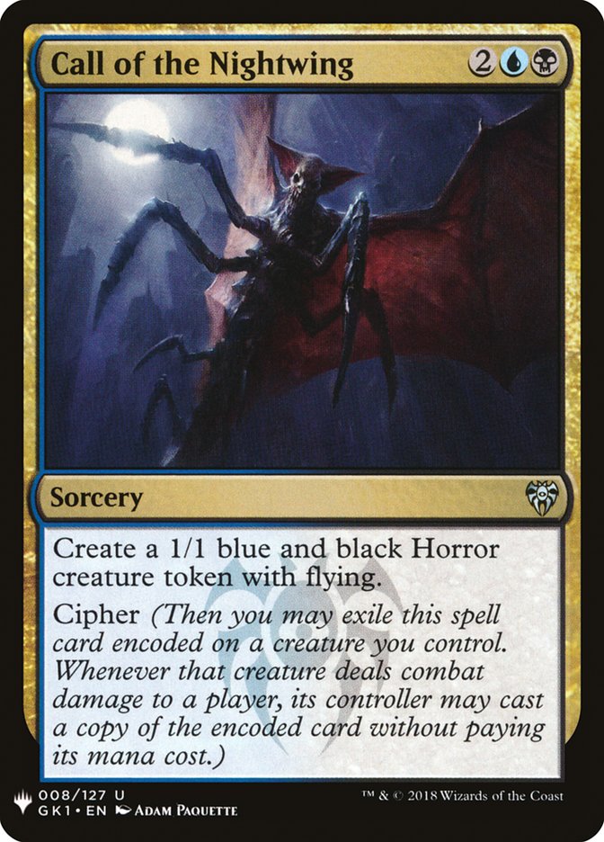 Call of the Nightwing [Mystery Booster] | Local Legends