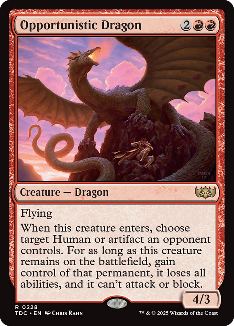 Opportunistic Dragon [Tarkir: Dragonstorm Commander] | Local Legends