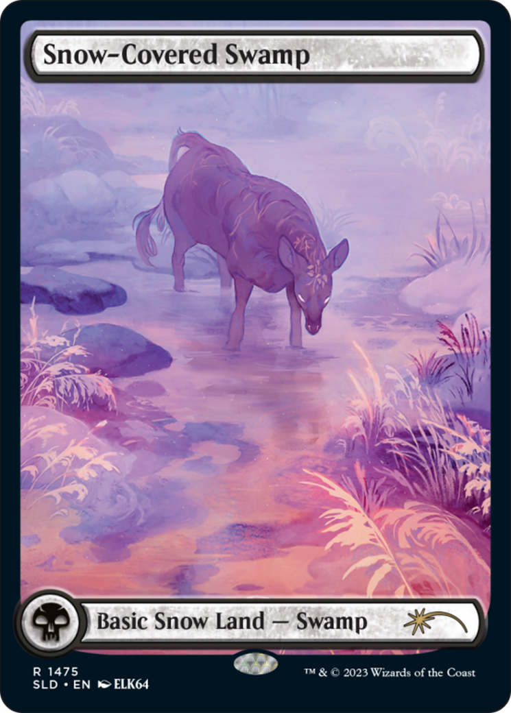 Snow-Covered Swamp (1475) [Secret Lair Drop Series] | Local Legends