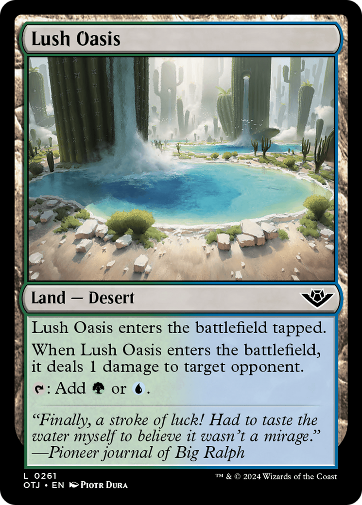 Lush Oasis [Outlaws of Thunder Junction] | Local Legends