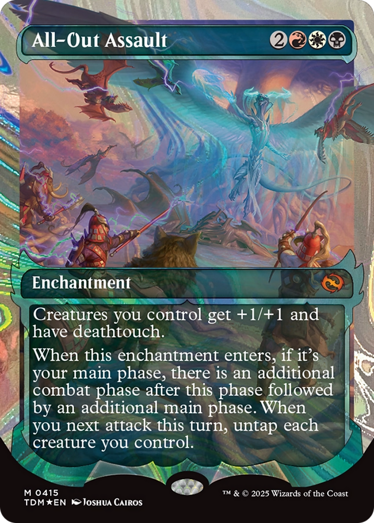All-Out Assault (Showcase) (Halo Foil) [Tarkir: Dragonstorm] | Local Legends