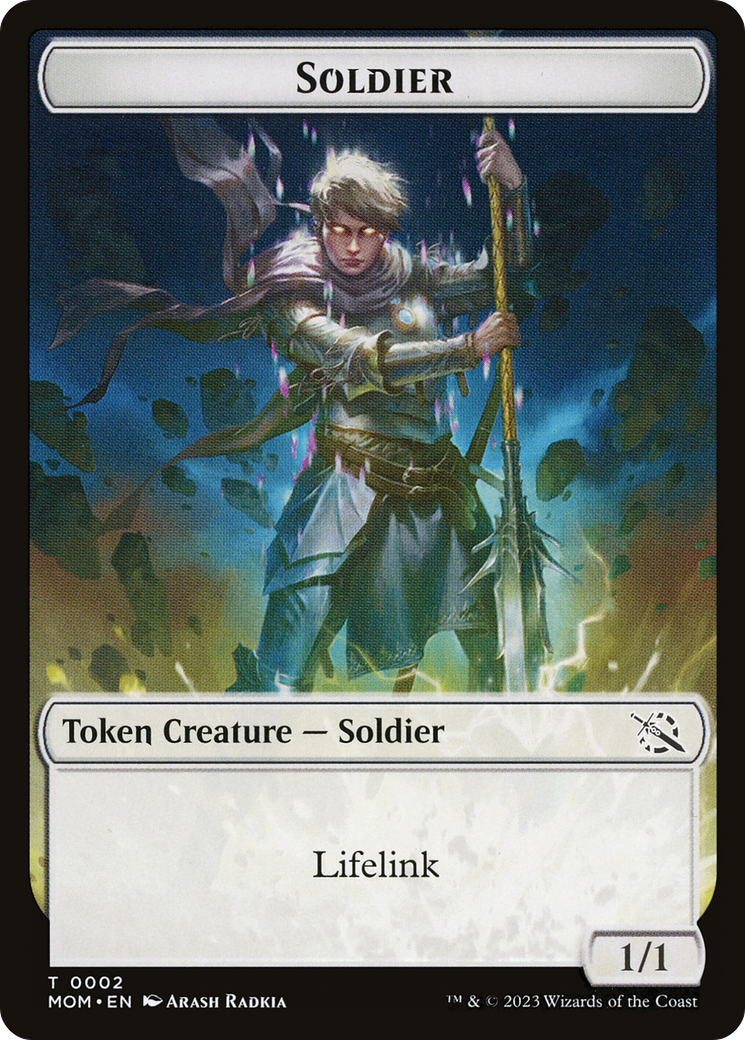 Soldier // Thopter Double-Sided Token [March of the Machine Tokens] | Golgari Games