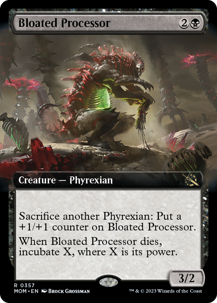 Bloated Processor (Extended Art) [March of the Machine] | Golgari Games