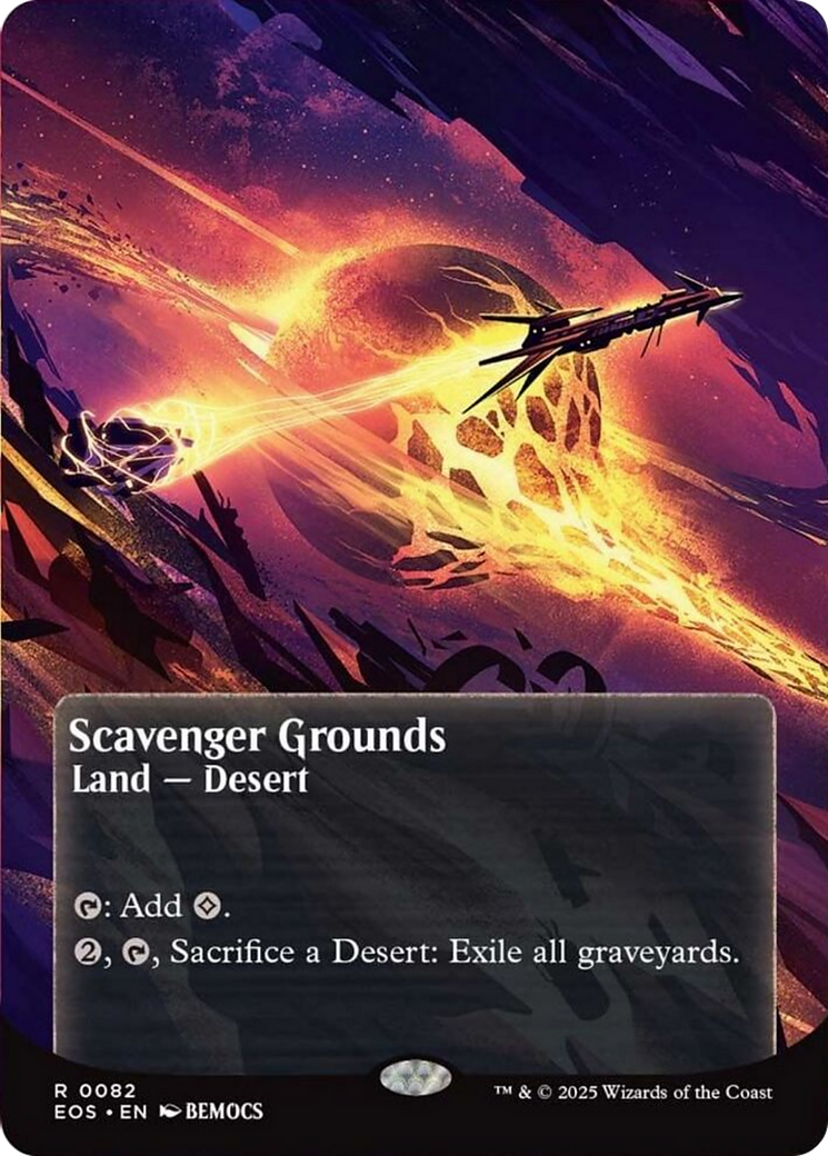 Scavenger Grounds (0082) (Borderless) [Edge of Eternities: Stellar Sights] | Local Legends