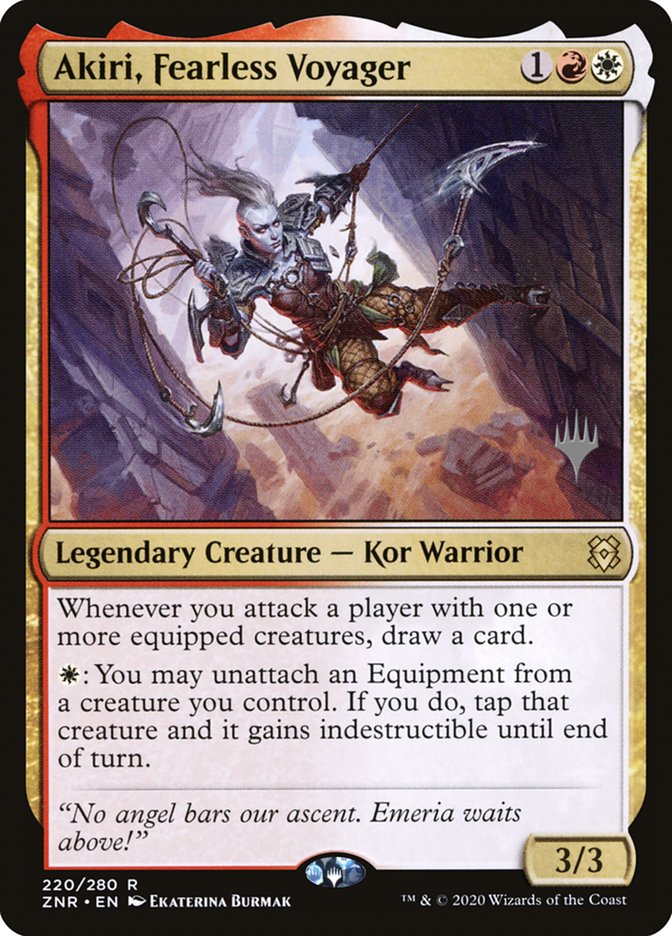 Akiri, Fearless Voyager (Promo Pack) [Zendikar Rising Promos] | Local Legends