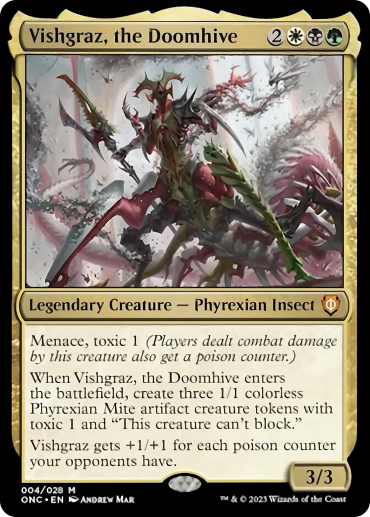 Vishgraz, the Doomhive [Phyrexia: All Will Be One Commander] | Golgari Games