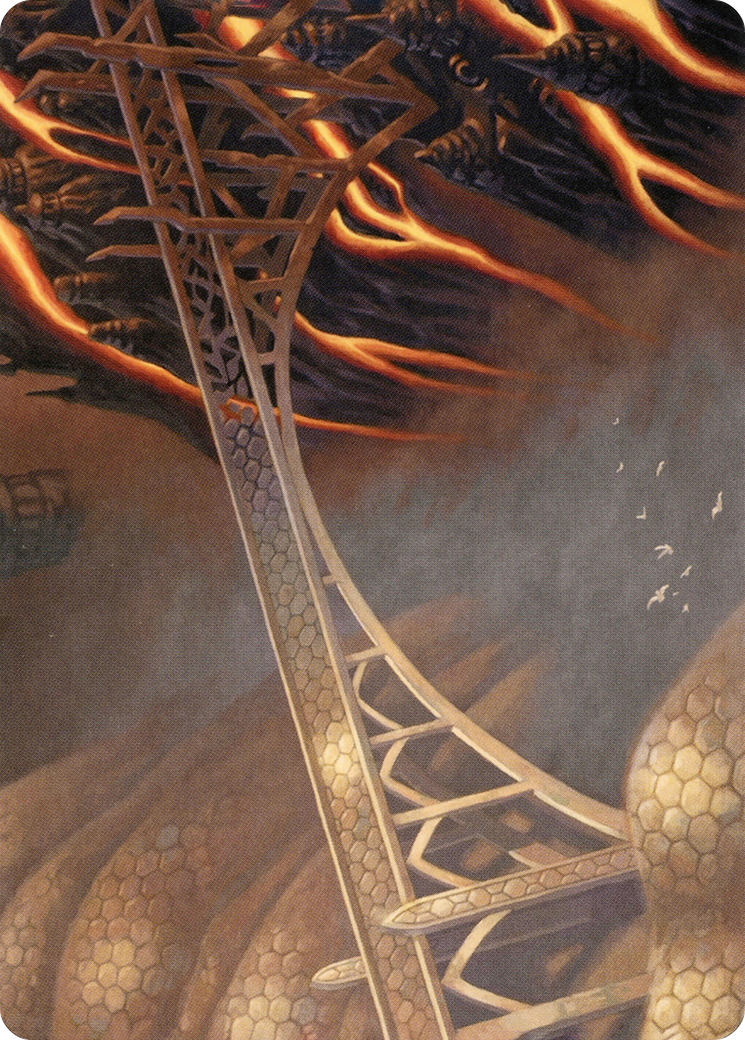 Rustvale Bridge Art Card [Modern Horizons 2 Art Series] | Local Legends