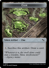Thopter (0020) // Clue (0017) Double-Sided Token [Murders at Karlov Manor Tokens] | Local Legends
