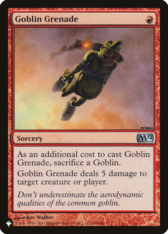 Goblin Grenade [The List] | Local Legends