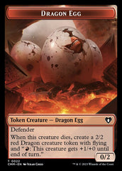 Treasure // Dragon Egg Double-Sided Token [Commander Masters Tokens] | Golgari Games