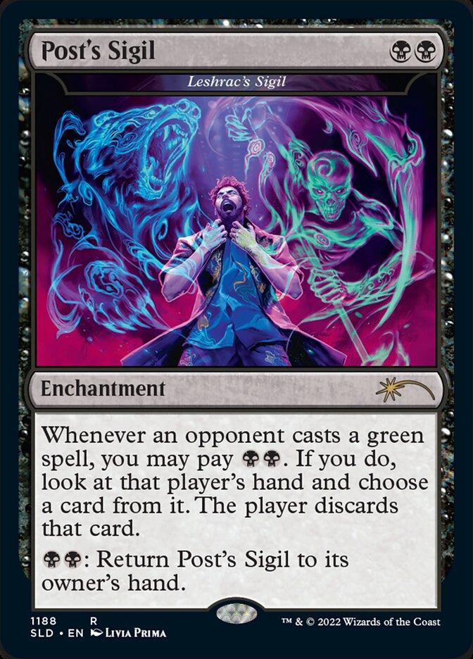 Post's Sigil - Leshrac's Sigil [Secret Lair Drop Series] | Local Legends