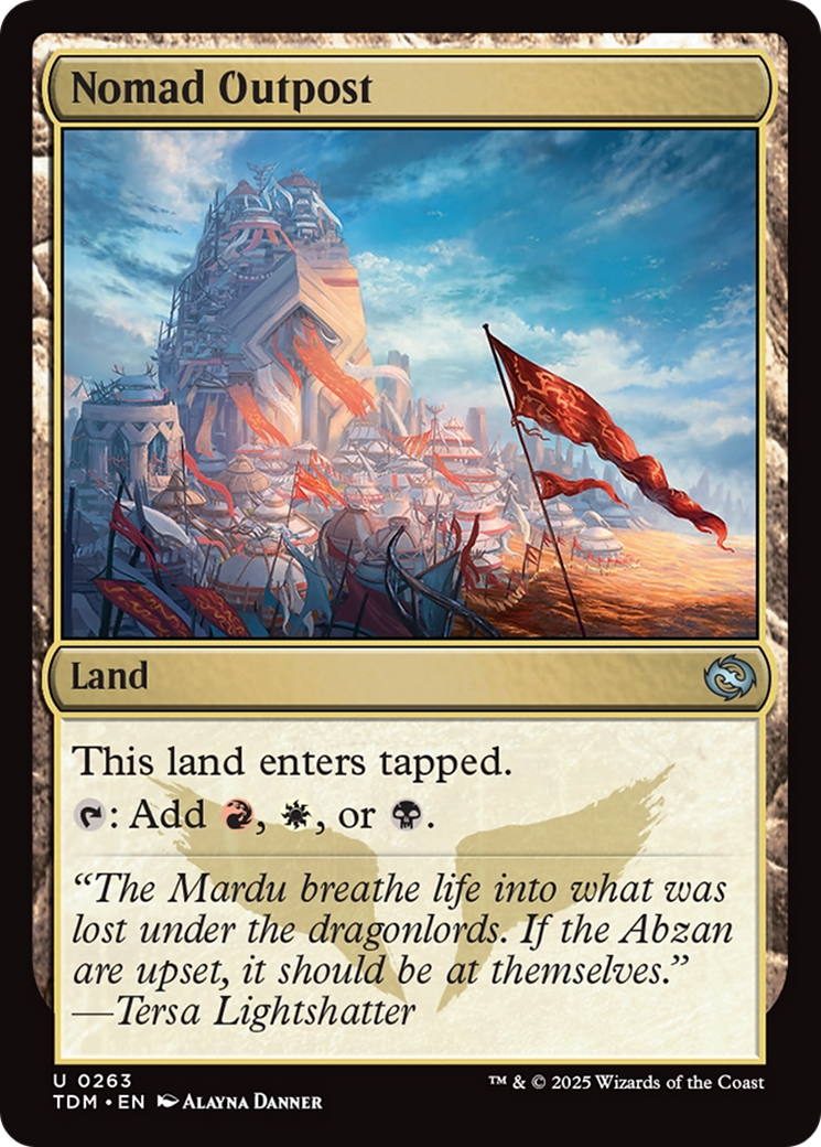 Nomad Outpost [Tarkir: Dragonstorm] | Local Legends