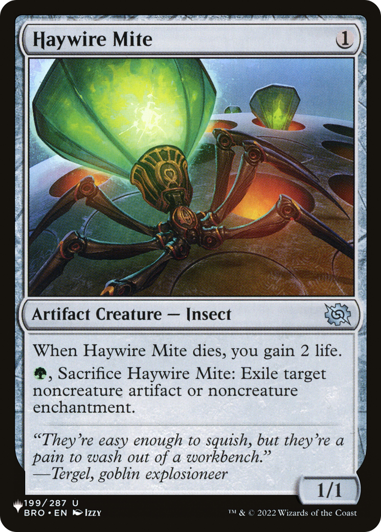 Haywire Mite [The List] | Local Legends
