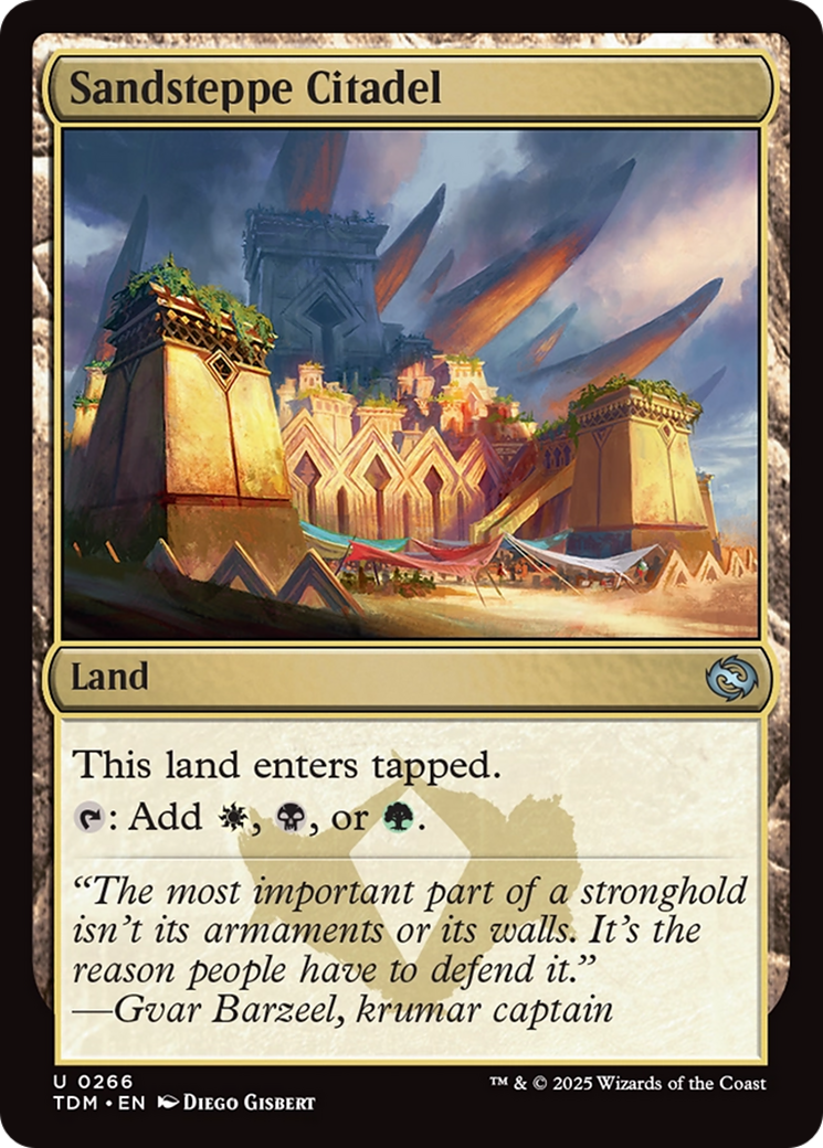 Sandsteppe Citadel [Tarkir: Dragonstorm] | Local Legends