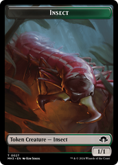 Zombie // Insect (0027) Double-Sided Token [Modern Horizons 3 Tokens] | Golgari Games