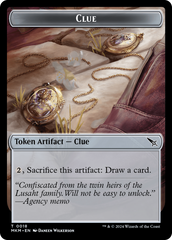 Thopter (0020) // Clue (0018) Double-Sided Token [Murders at Karlov Manor Tokens] | Local Legends