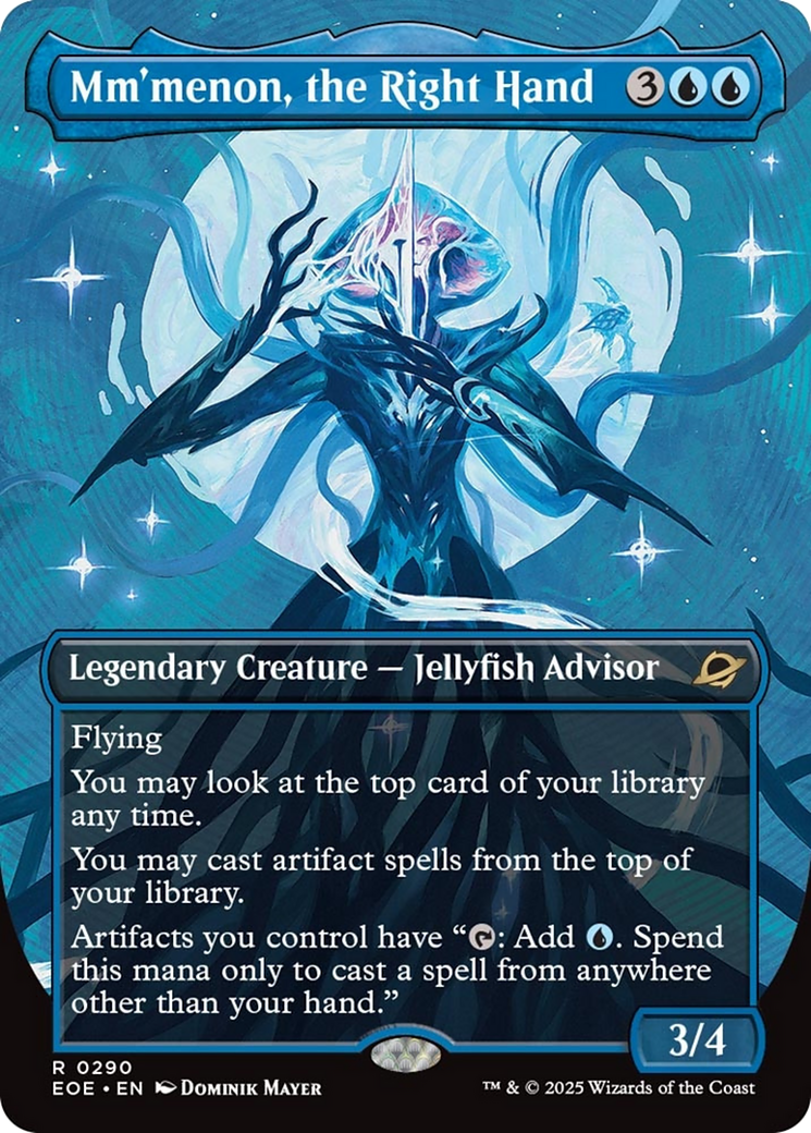 Mm'menon, the Right Hand (Borderless) [Edge of Eternities] | Local Legends