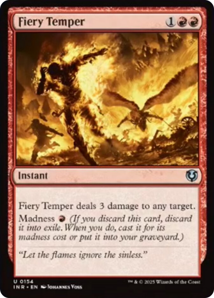 Fiery Temper [Innistrad Remastered] | Local Legends