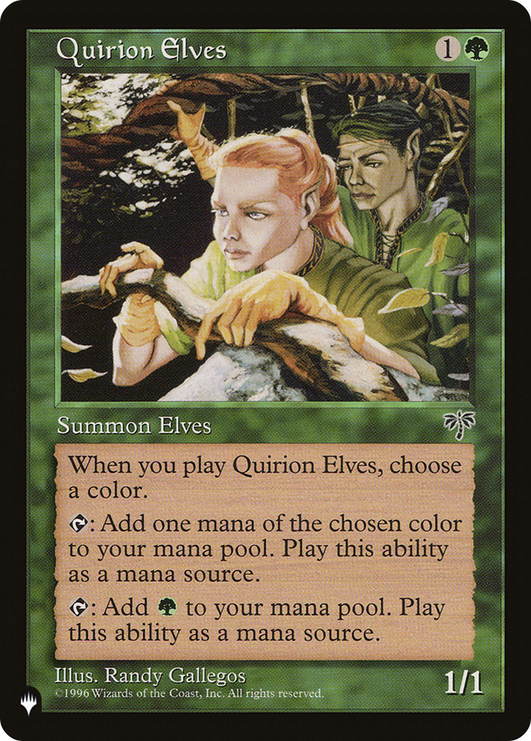 Quirion Elves [The List] | Local Legends