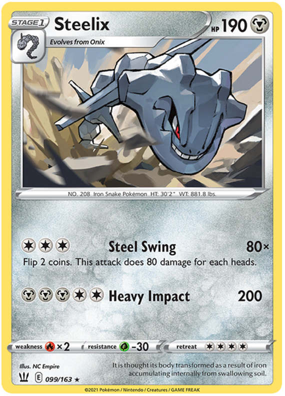 Steelix (099/163) [Sword & Shield: Battle Styles] | Golgari Games