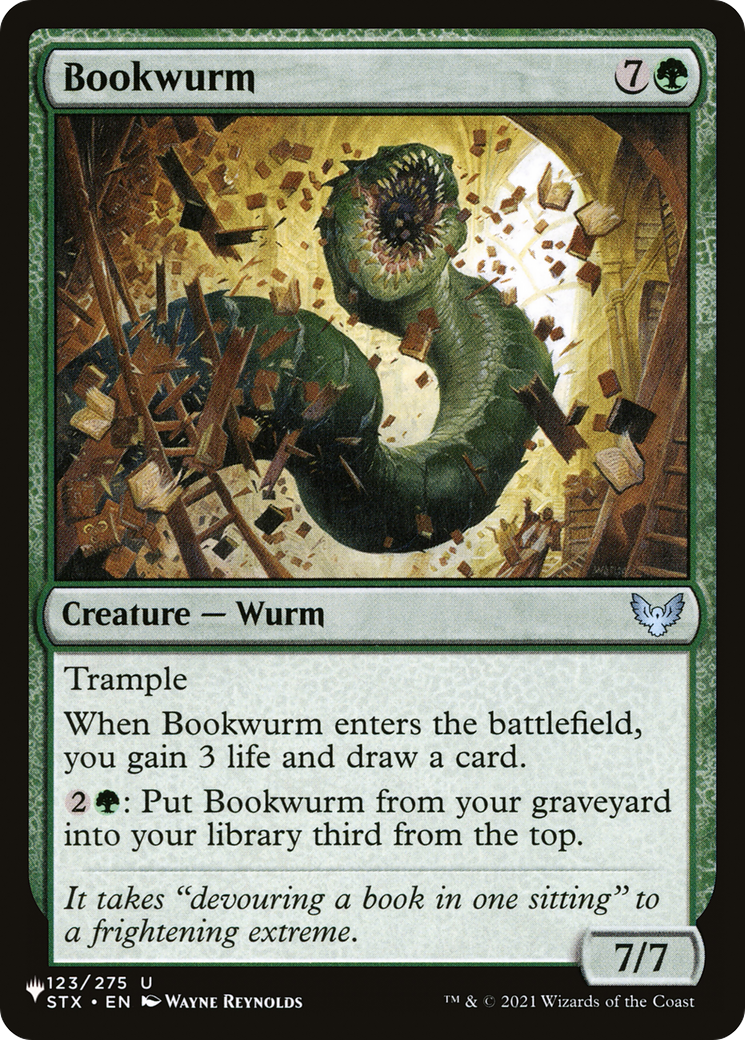 Bookwurm [The List] | Local Legends