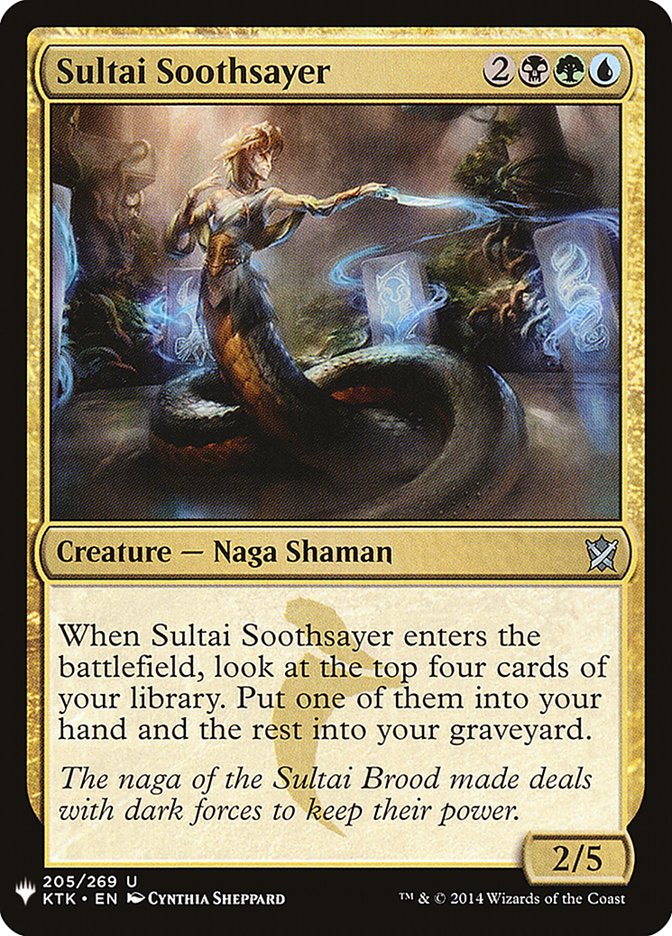 Sultai Soothsayer [Mystery Booster] | Golgari Games