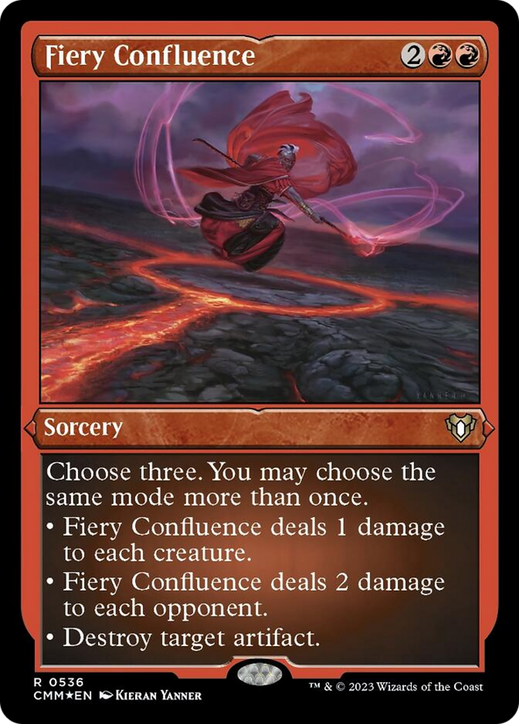 Fiery Confluence (Foil Etched) [Commander Masters] | Local Legends