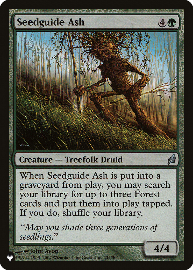 Seedguide Ash [The List] | Local Legends