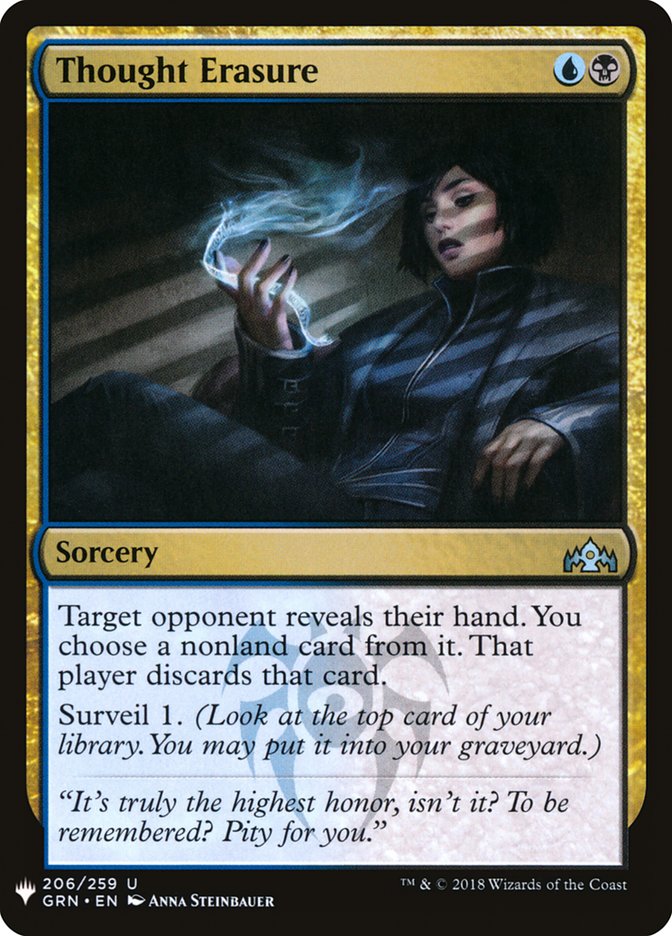 Thought Erasure [Mystery Booster] | Local Legends