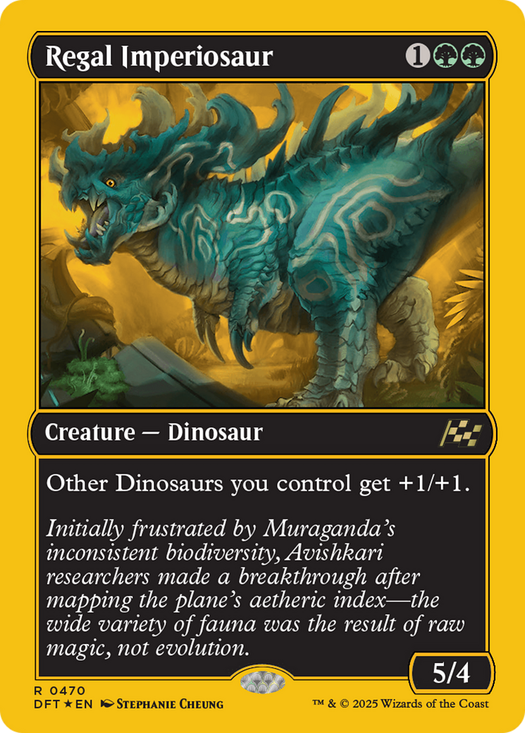 Regal Imperiosaur (First-Place Foil) [Aetherdrift] | Local Legends