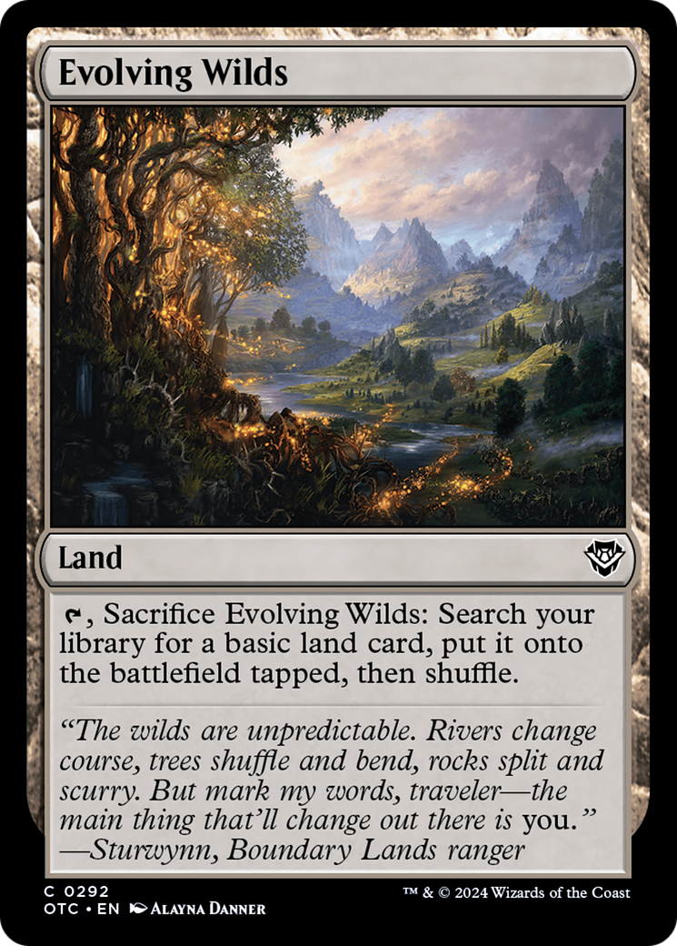 Evolving Wilds [Outlaws of Thunder Junction Commander] | Local Legends