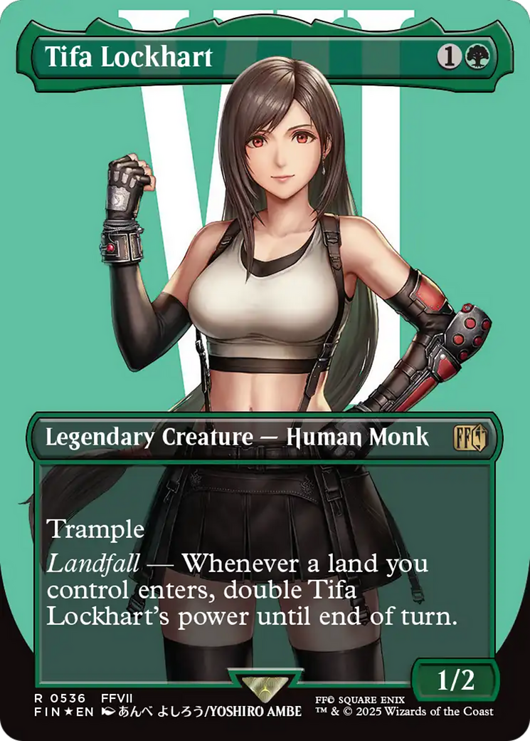 Tifa Lockhart (Borderless) (Surge Foil) [FINAL FANTASY] | Local Legends
