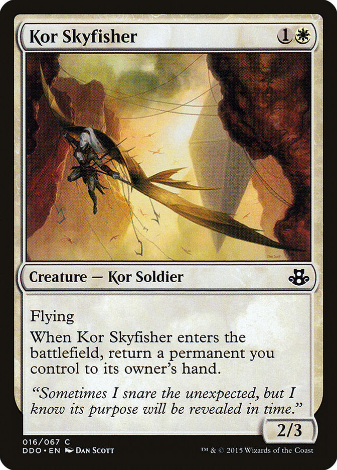 Kor Skyfisher [Duel Decks: Elspeth vs. Kiora] | Golgari Games