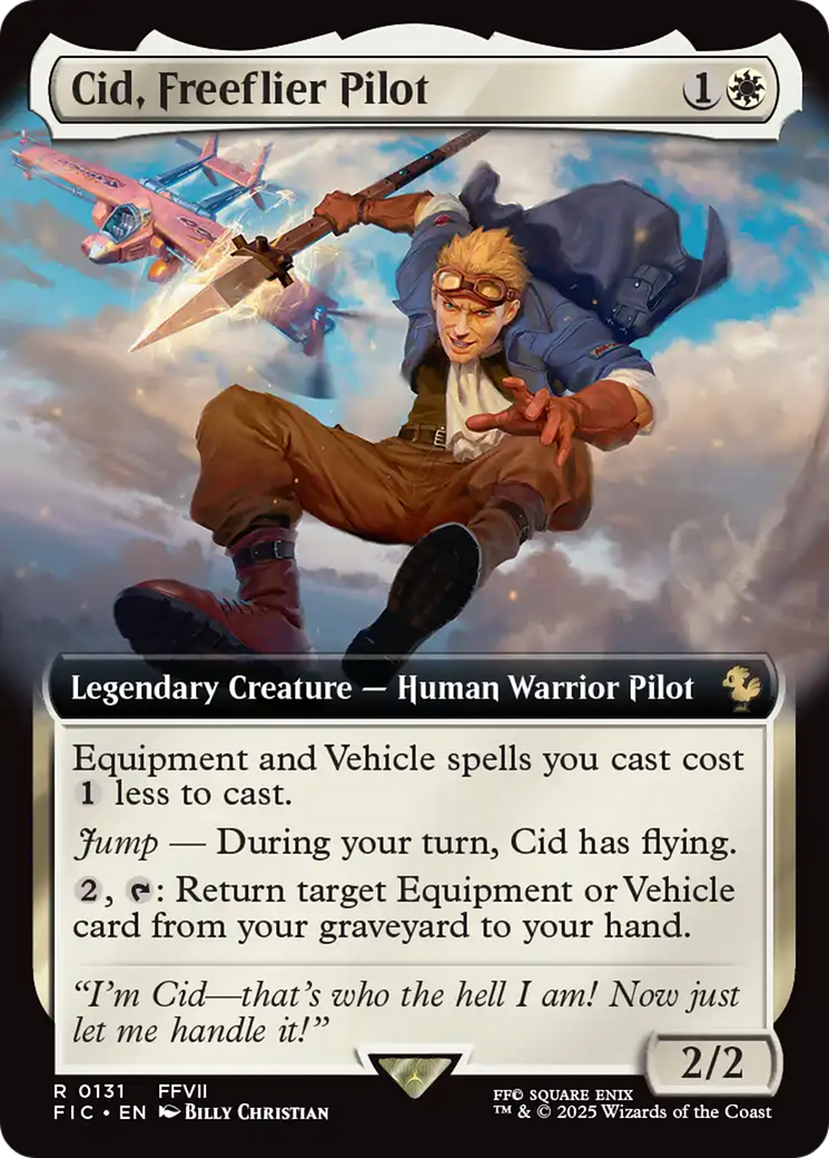 Cid, Freeflier Pilot (Extended Art) [FINAL FANTASY Commander] | Local Legends