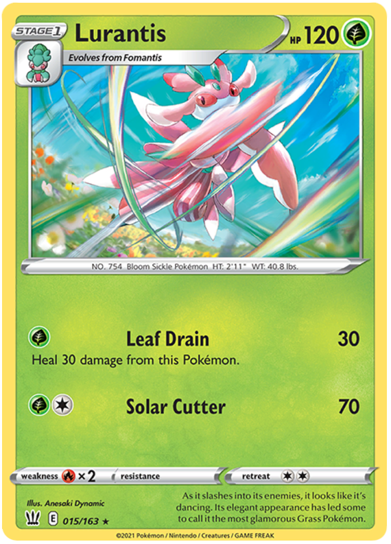 Lurantis (015/163) [Sword & Shield: Battle Styles] | Golgari Games