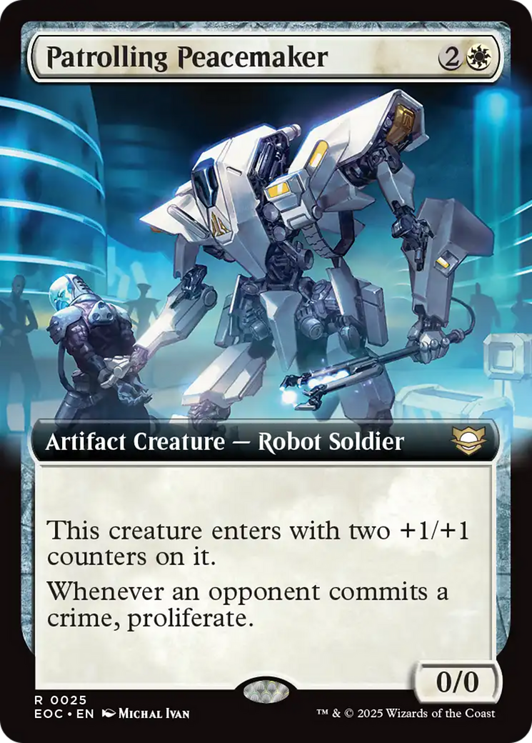 Patrolling Peacemaker (Extended Art) [Edge of Eternities Commander] | Local Legends