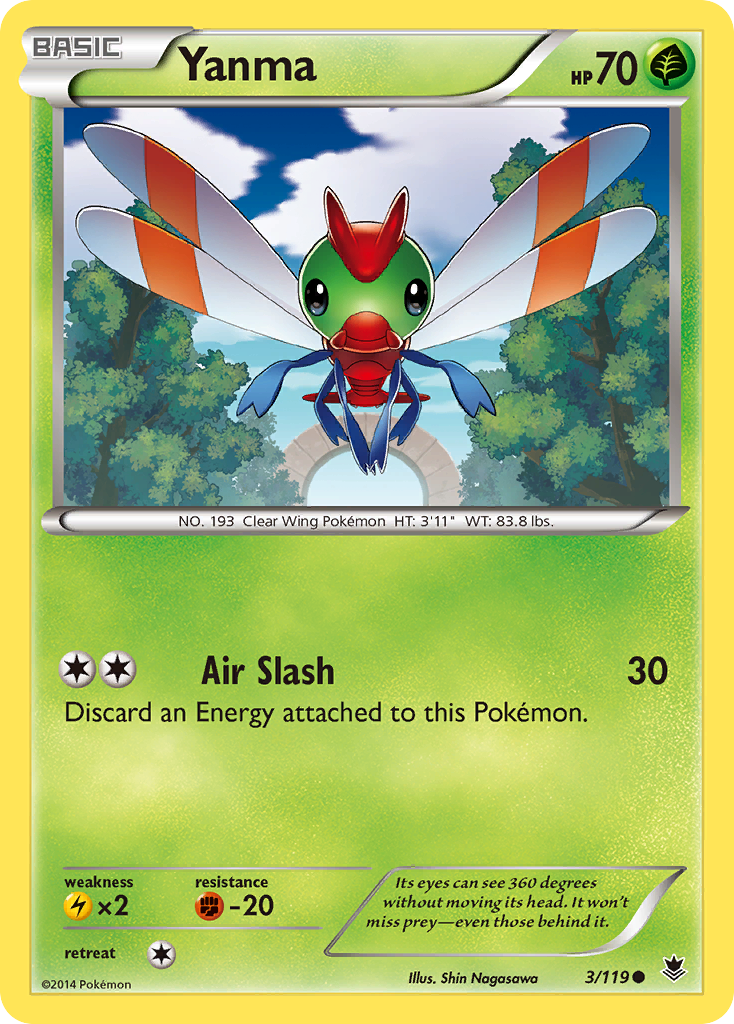 Yanma (3/119) [XY: Phantom Forces] | Local Legends