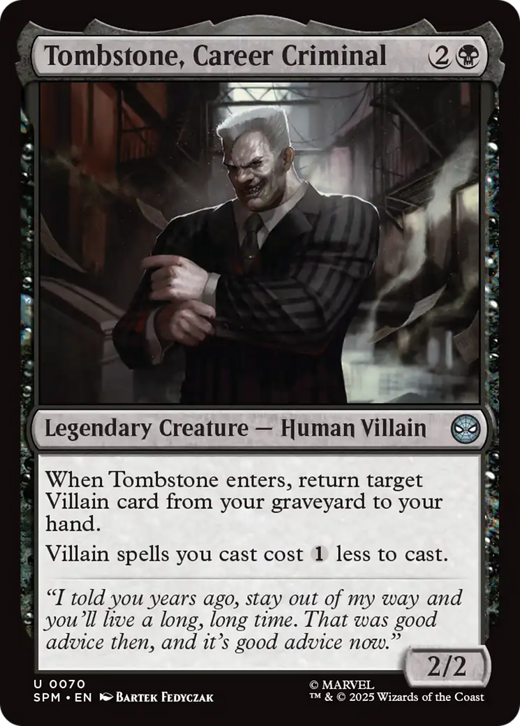 Tombstone, Career Criminal [Marvel's Spider-Man] | Local Legends