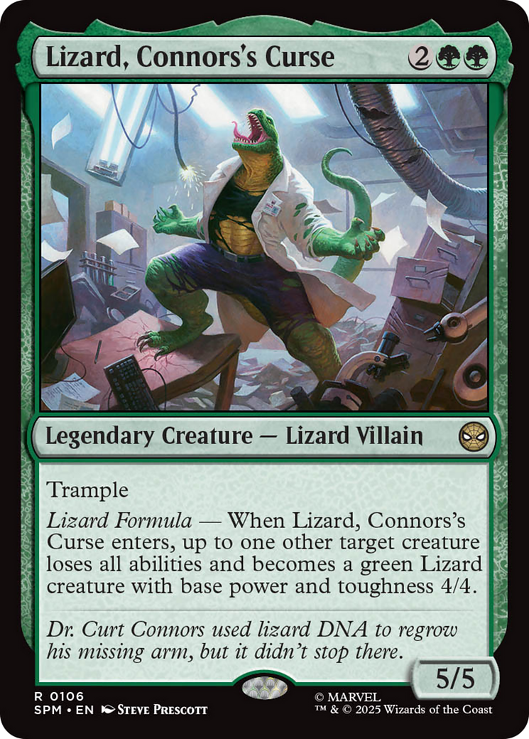 Lizard, Connors's Curse [Marvel's Spider-Man] | Local Legends