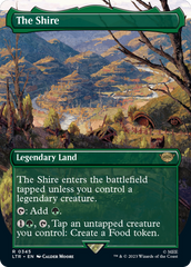 The Shire (Borderless Alternate Art) [The Lord of the Rings: Tales of Middle-Earth] | Golgari Games