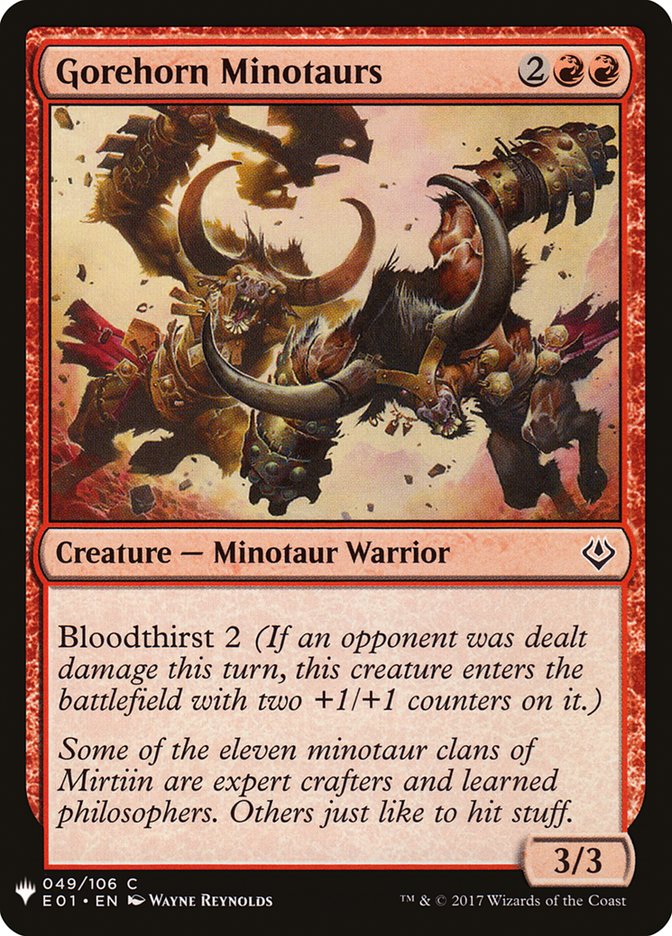 Gorehorn Minotaurs [Mystery Booster] | Local Legends