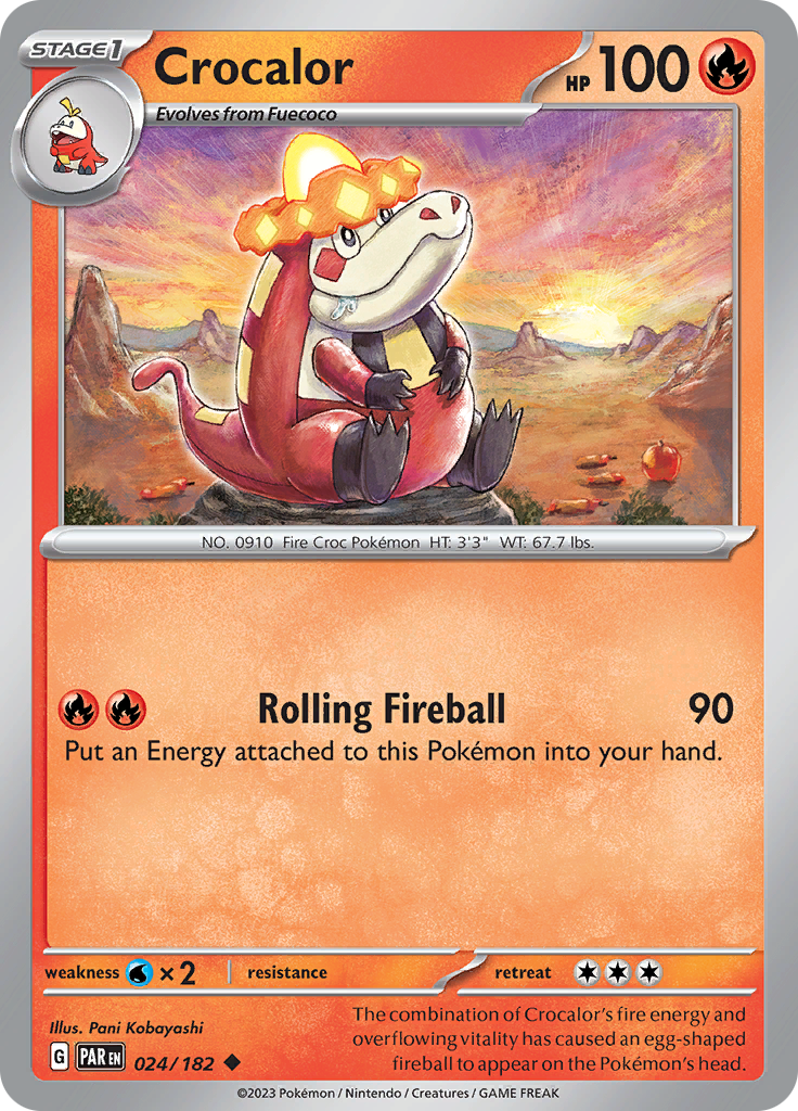 Crocalor (024/182) [Scarlet & Violet: Paradox Rift] | Local Legends