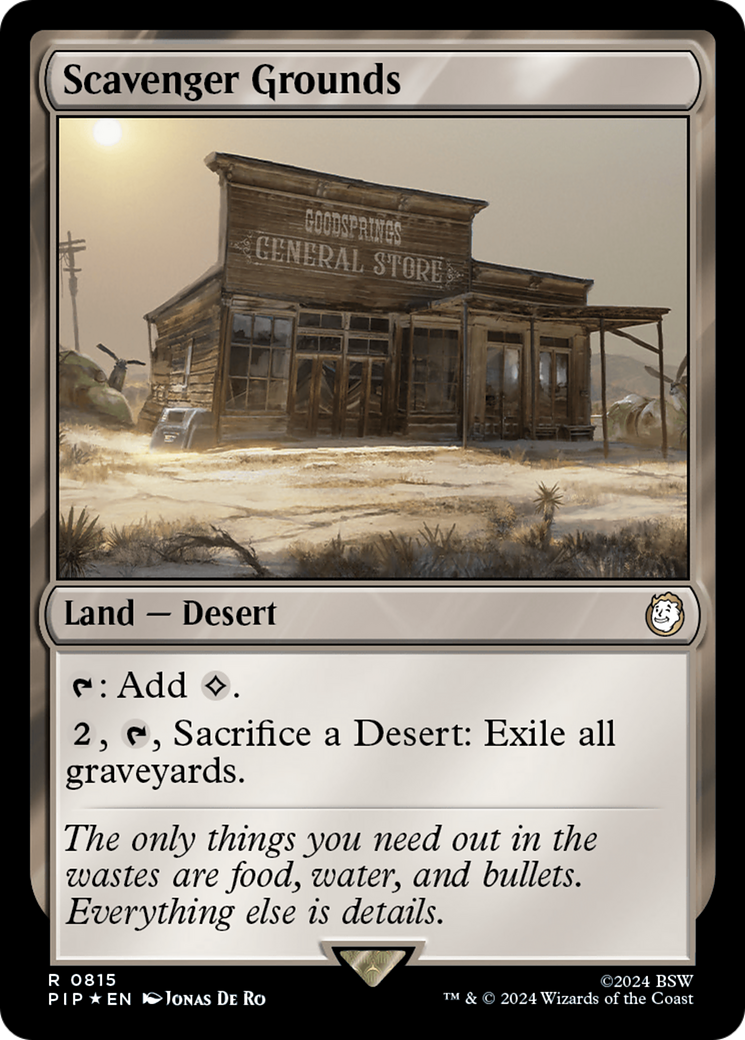 Scavenger Grounds (Surge Foil) [Fallout] | Local Legends