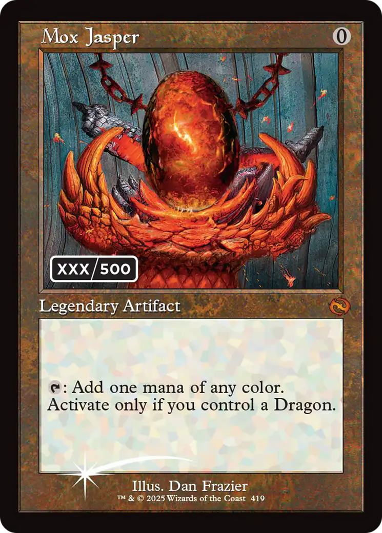 Mox Jasper (Serial Numbered) [Tarkir: Dragonstorm] | Local Legends
