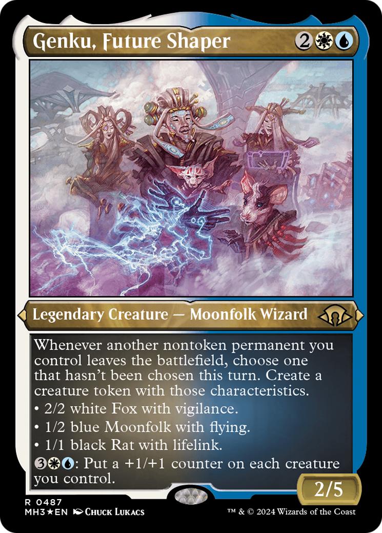 Genku, Future Shaper (Foil Etched) [Modern Horizons 3] | Local Legends