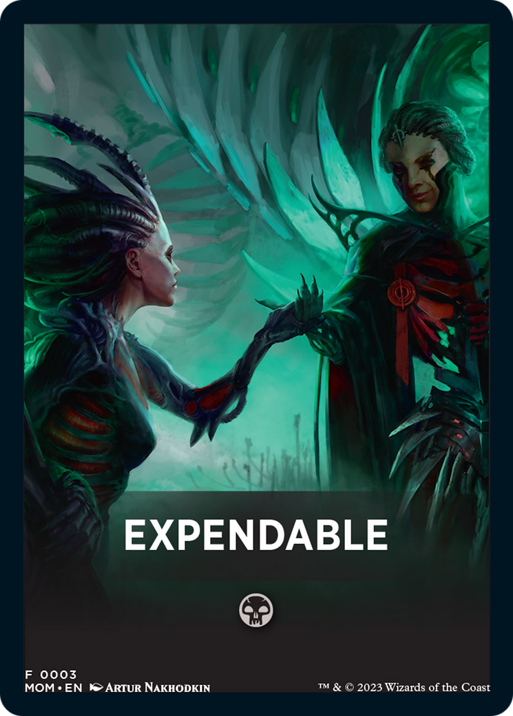 Expendable Theme Card [March of the Machine Tokens] | Golgari Games