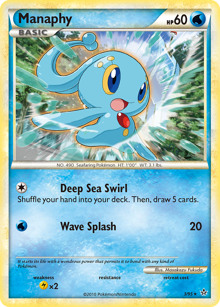 Manaphy (3/95) [HeartGold & SoulSilver: Unleashed] | Golgari Games