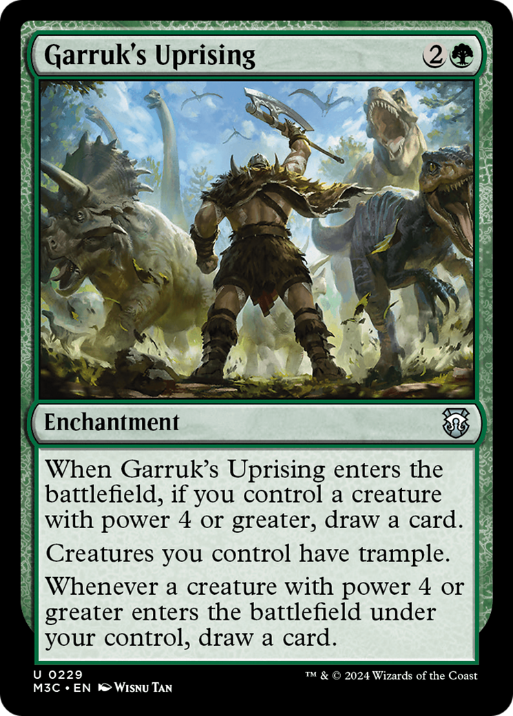 Garruk's Uprising (Ripple Foil) [Modern Horizons 3 Commander] | Local Legends